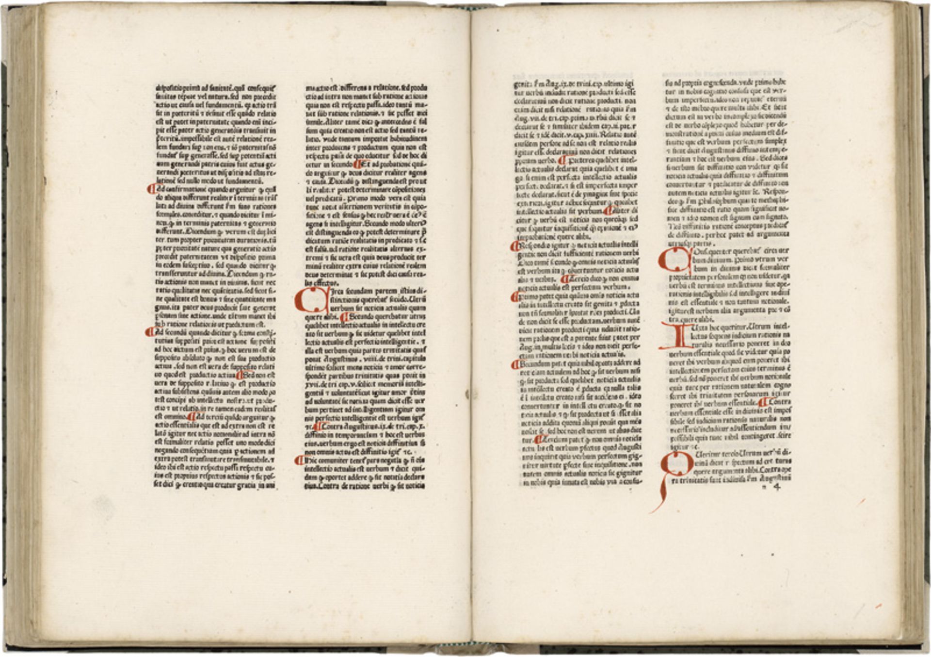 Duns Scotus, Johannes: Reportata Parisiensi. Bologna, Johann Schriber (Johanne... - Image 2 of 2