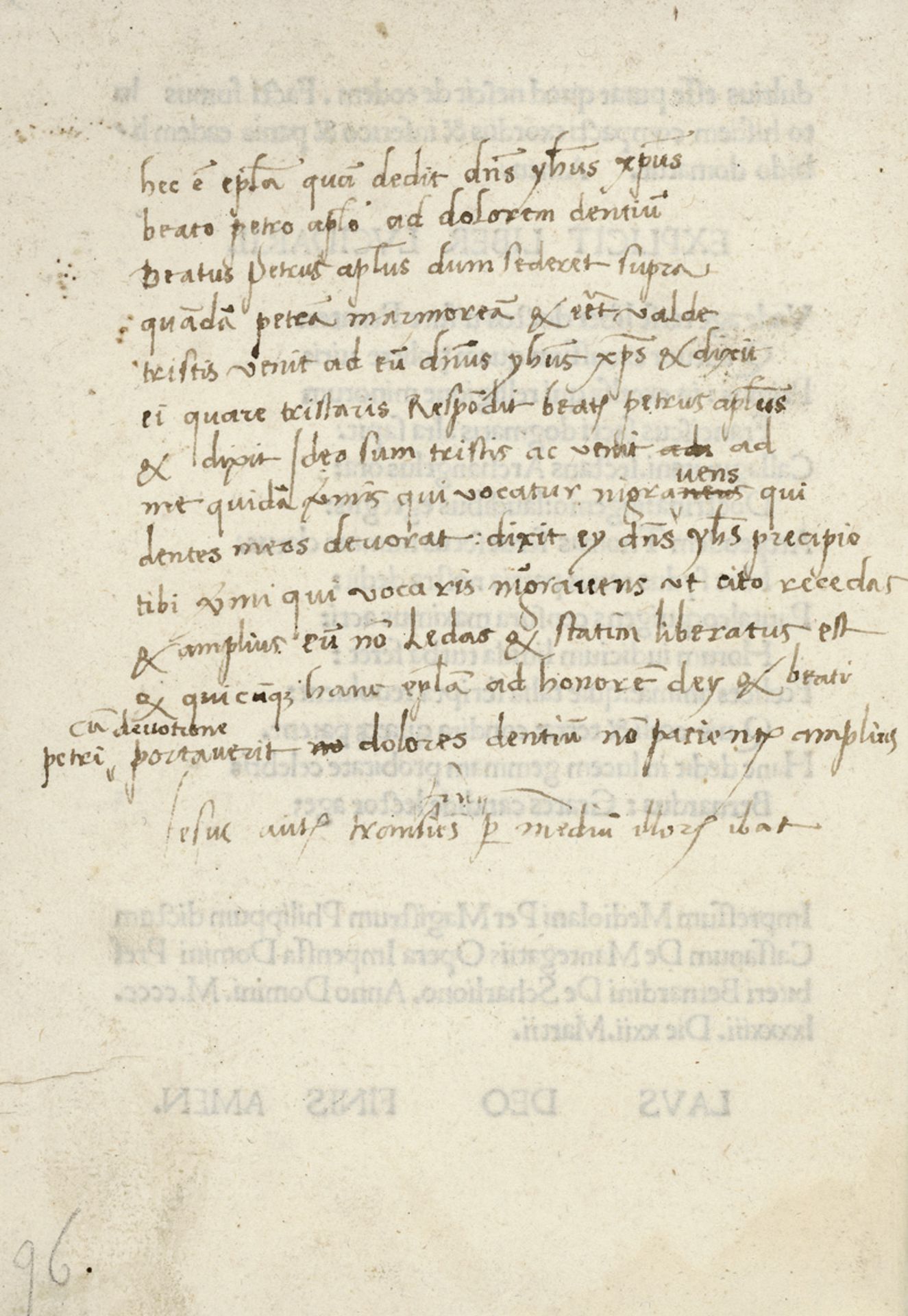 Honorius Augustodunensis: Lucidarii - Elucidarium. Mit einem Brief des Pantaleus C... - Image 2 of 2