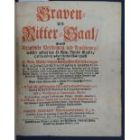 Burgermeister, Johann Stephan: Graven- und Ritter-Saal (und Beibände)