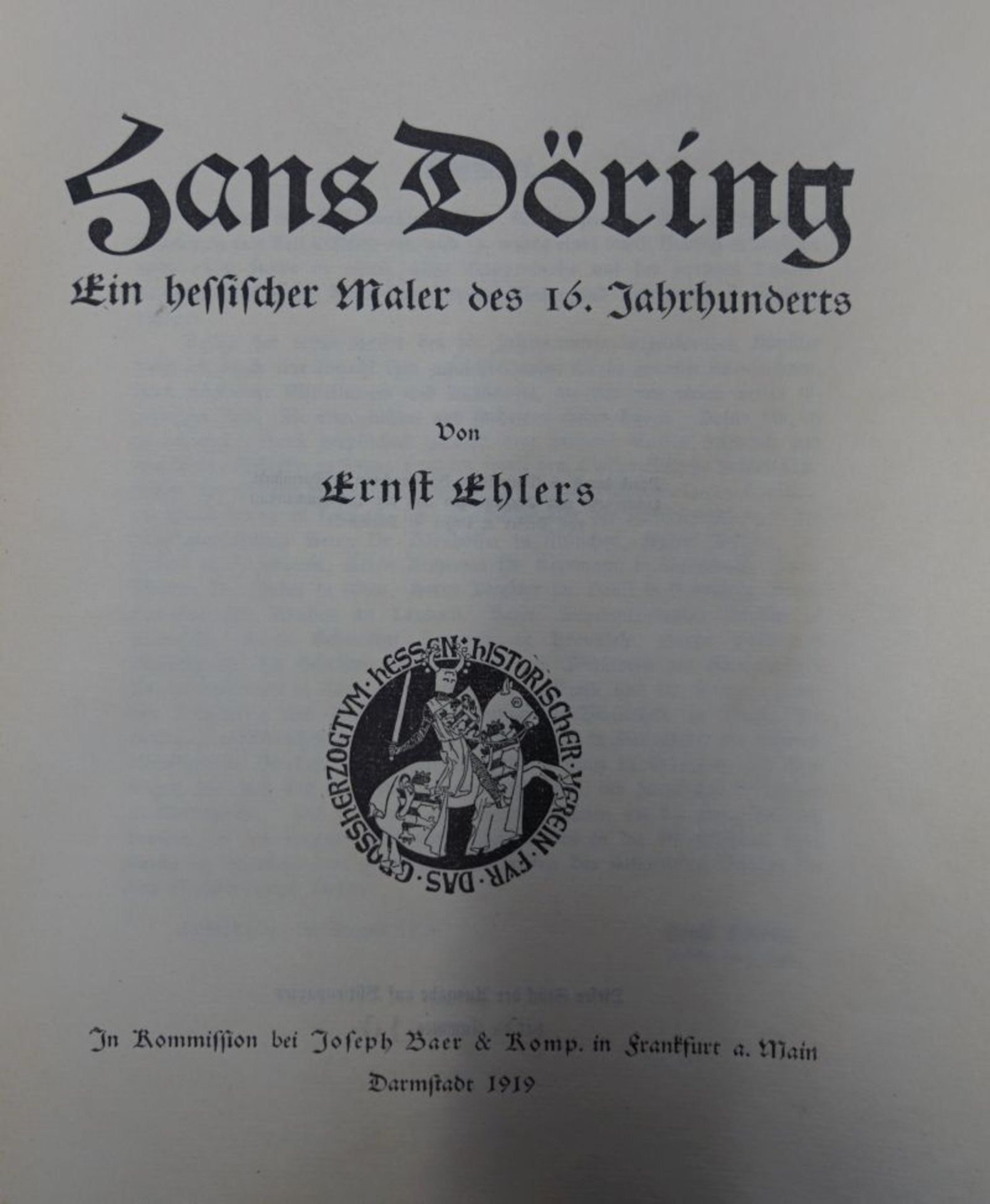 Ehlers, Ernst: Hans Döring