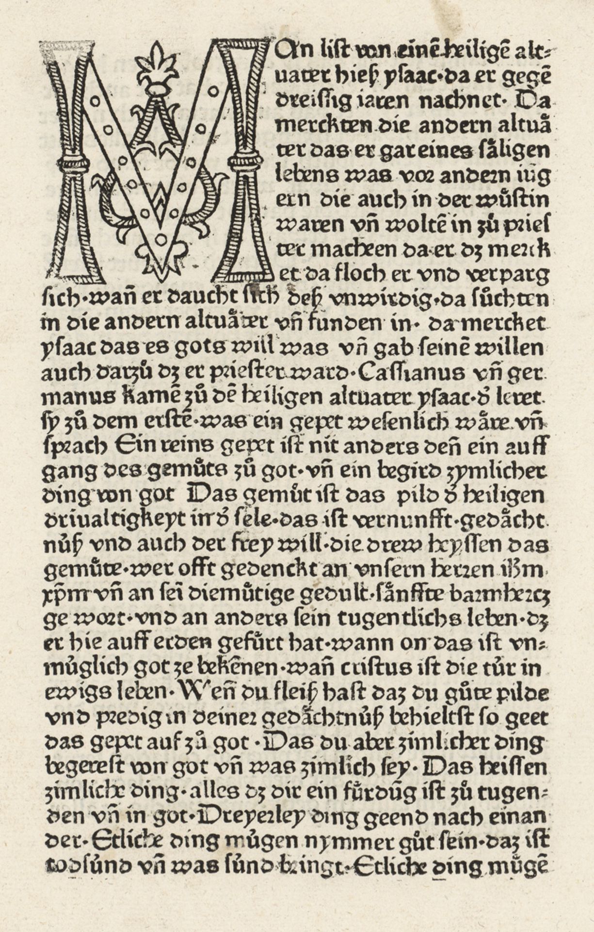 Nider, Johannes: Die 24 goldenen Harfen. Ulm, Johann Zainer d. Ä., 1476. - Image 3 of 4