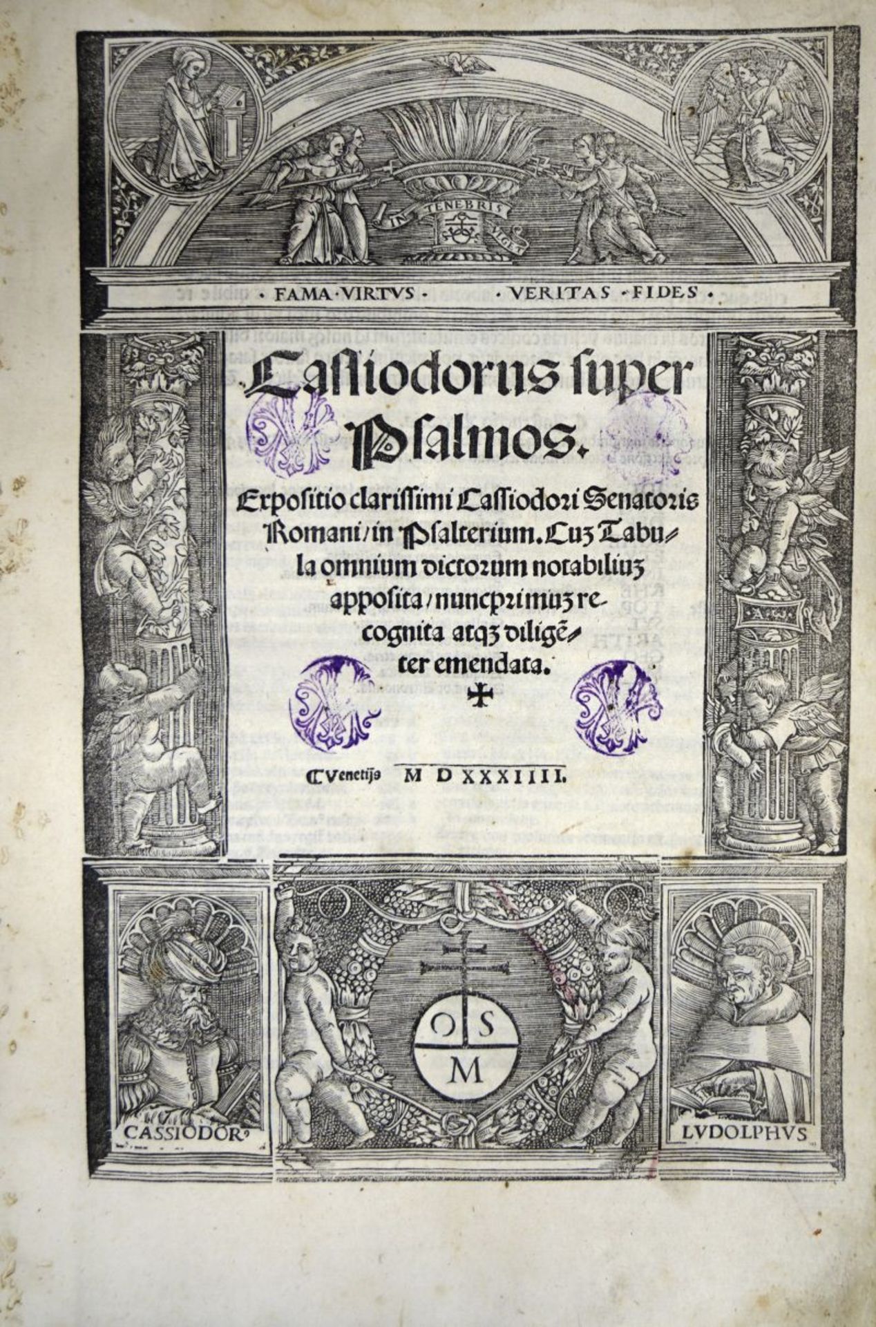 Cassiodorus, Flavius Magnus Aureliu...: Super Psalmos