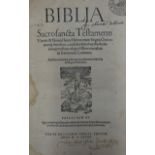 Biblia latina: Biblia sacrosancta testamenti veteris et novi.