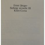 Jünger, Ernst: Siebzig verweht III-V