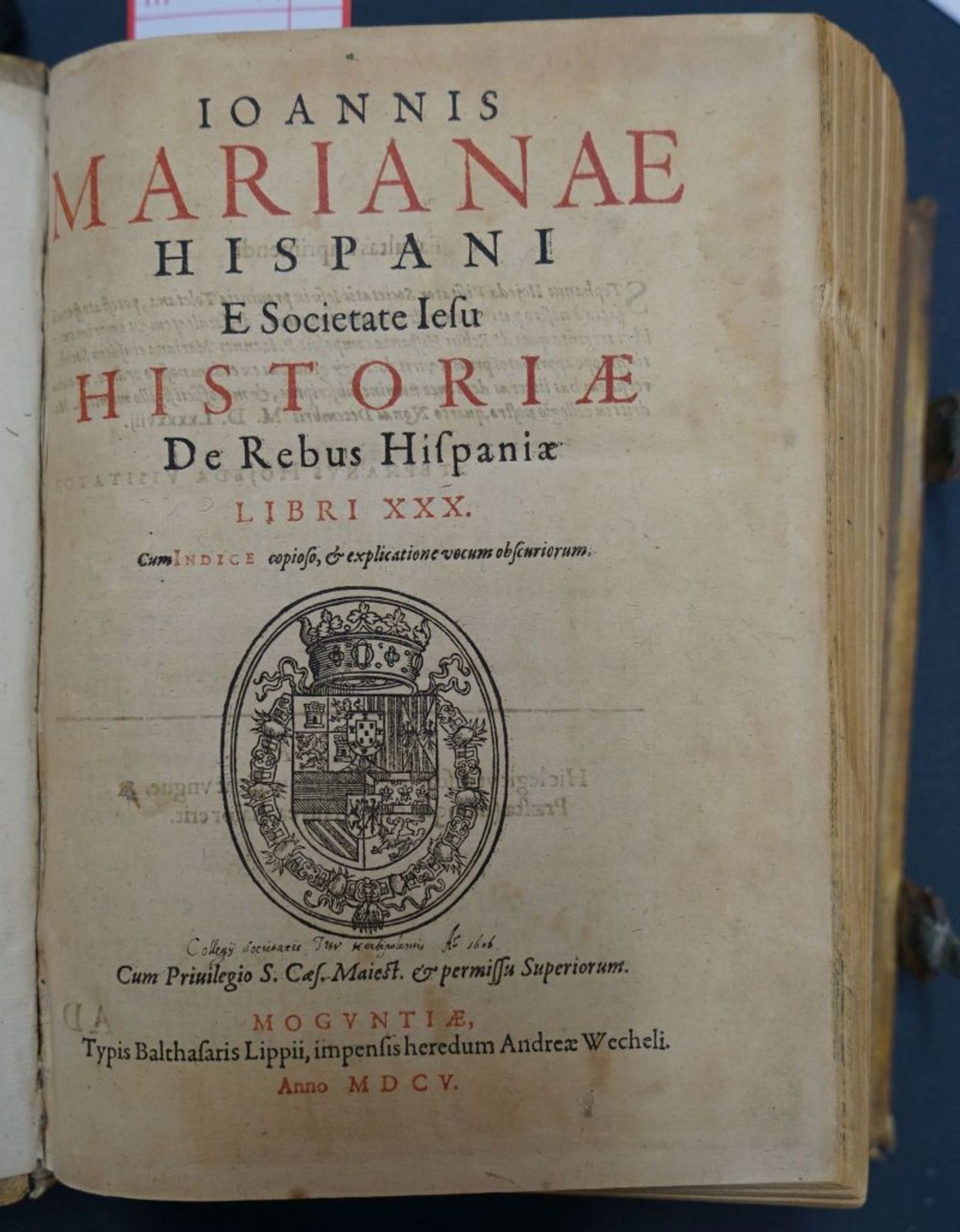 Mariana, Juan de: Historiae de rebus Hispaniae libri XXX