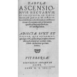 Blanchinis, Johannes de und Regiomo...: Tabulae Ascensionum Rectarum