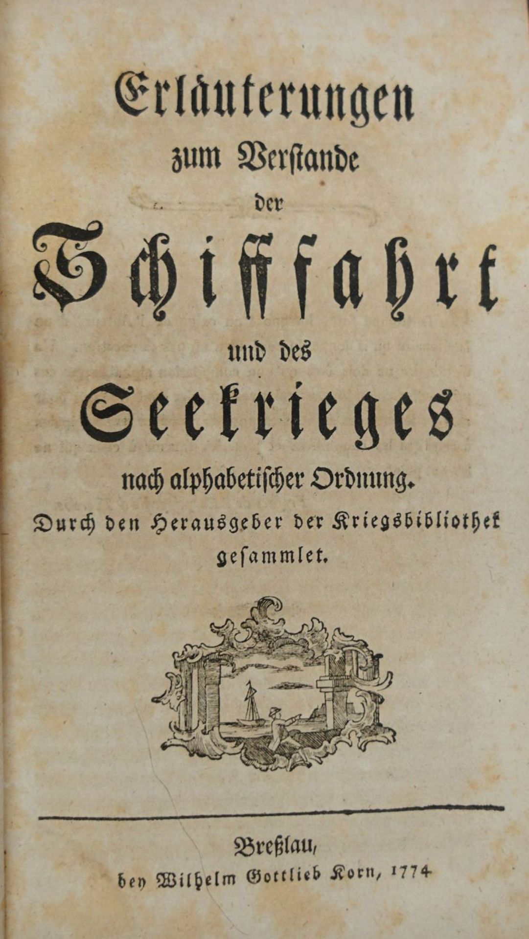 Gröben, Georg Dietrich von der: Erläuterungen zum Verstande der Schifffahrt