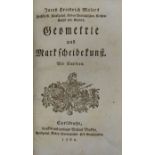 Maler, Jacob Friedrich: Geometrie und Markscheidekunst