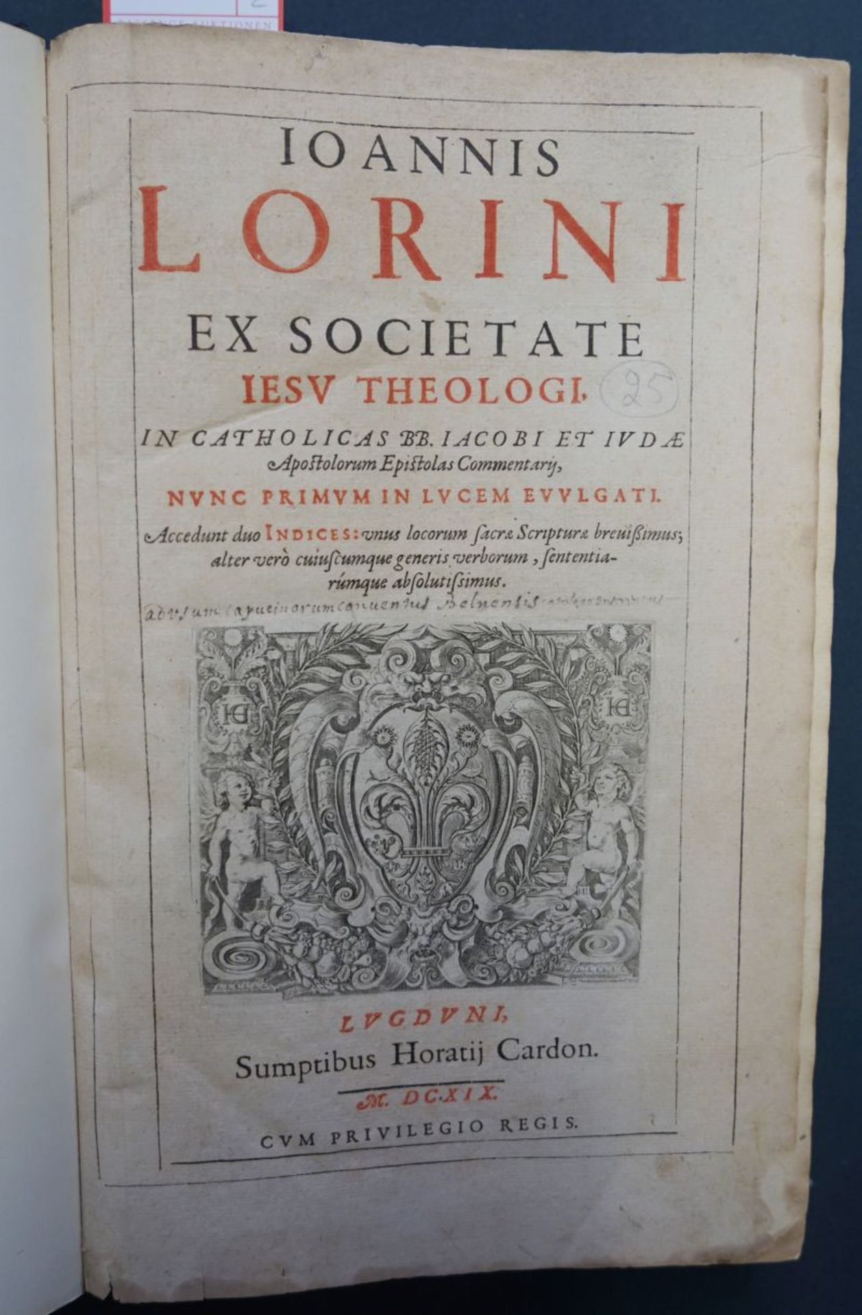 Lorin, Jean de: Commentarius in ecclesiasten