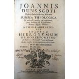 Duns Scotus, Johannes: Summa theologica