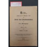 Cassel, Aron: Rede, gehalten am 11. November 1866 zur Feier des Friede...