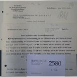 Laue, Max von: Brief 1942 + Beigaben