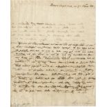 Siebold, Philipp Franz von: Brief 1830 aus Jakarta