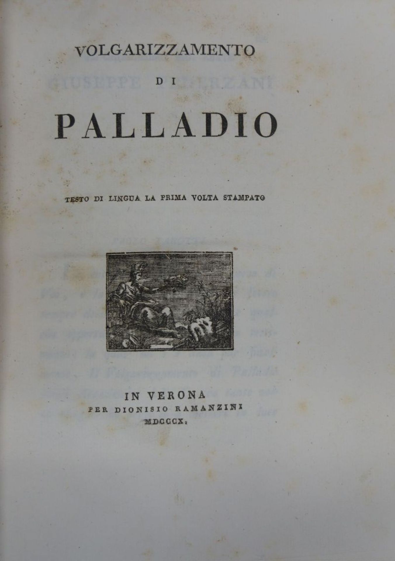 Palladius, Rutilius Taurus Aemilian...: Volgarizzamento