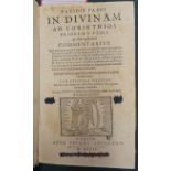 Pareus, David: In divinam ad Corinthios priorem S. Pauli apostoli epist...