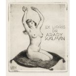 Erotische Exlibris: Sammlung von 37 erotischen Exlibris ungarischer Künstler...