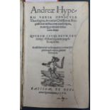 Hyperius, Andreas: Varia opuscula theologica, in totius Christianae reipubl...