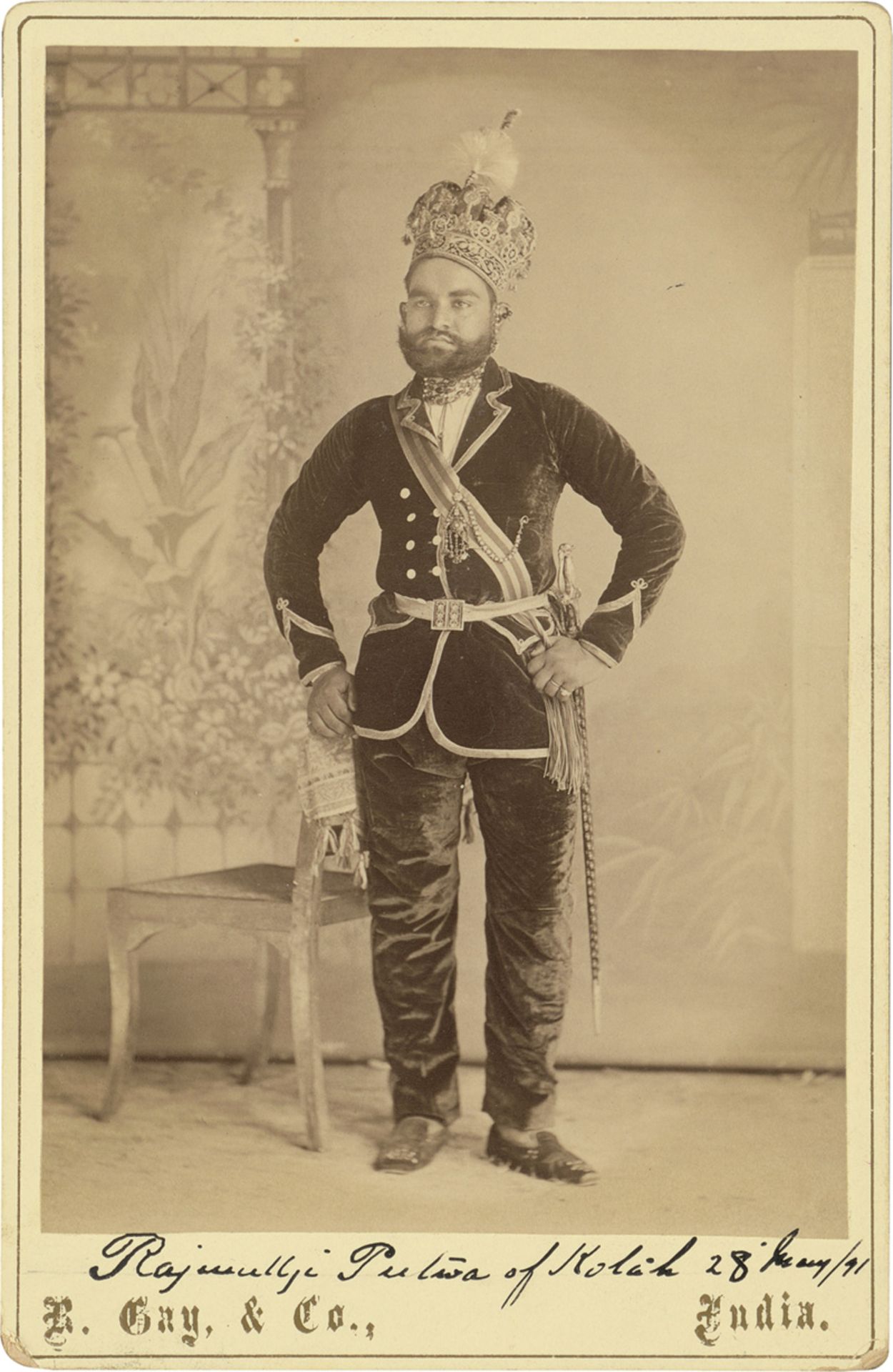 British India: Portraits of rulers and natives of India - Bild 2 aus 4