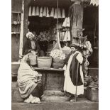 Béchard, Henri: Market and street scenes in Cairo, Thèbes and Port d' As...