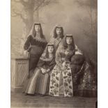 Ermakov, Dimitri N.: Studio group portrait of women in national dress