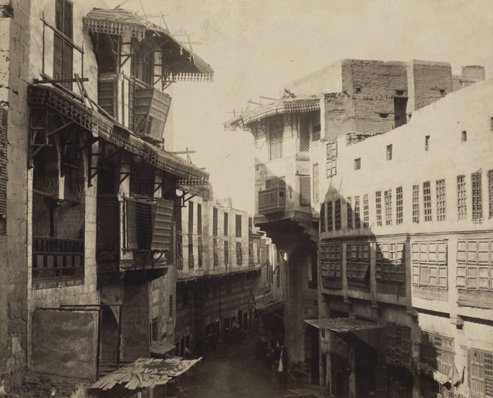 Bedford, Francis: Old street in Cairo