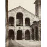 Pozzi, Pompeo: Views of churches and architectural in Milan