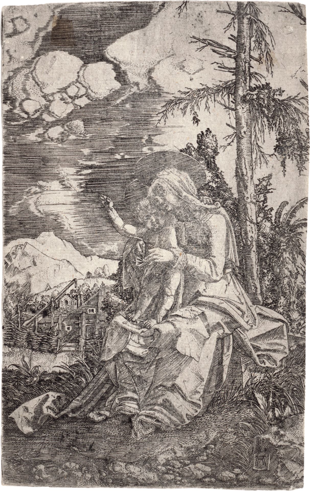 Altdorfer, Albrecht: Die Jungfrau mit dem segnenden Kind in einer Landschaft