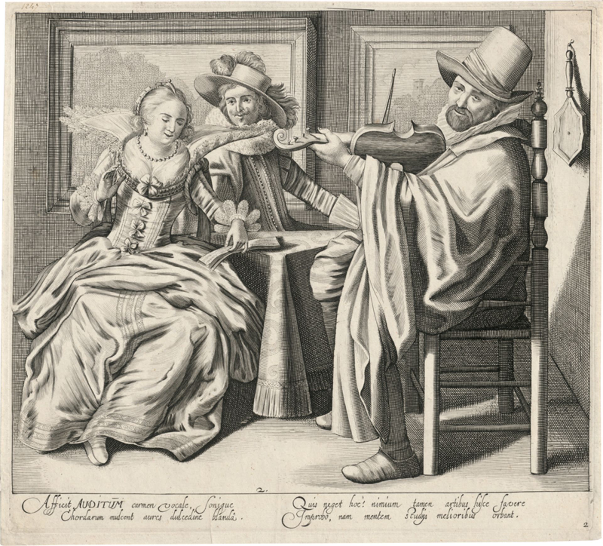 Kittensteyn, Cornelis van: Auditum (Das Gehör)