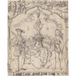 Süddeutsch: 1548. Entwurf für die Wappenscheibe des Ladislaus von Fr...