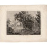 Dies, Albert Christoph: "Lago in Villa Borghese" (Der See im Park der Villa Borg...