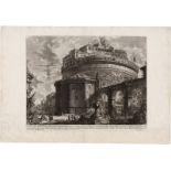 Piranesi, Giovanni Battista: Veduta del Mausoleo d'Elio Adriano (Castello d'Angelo)