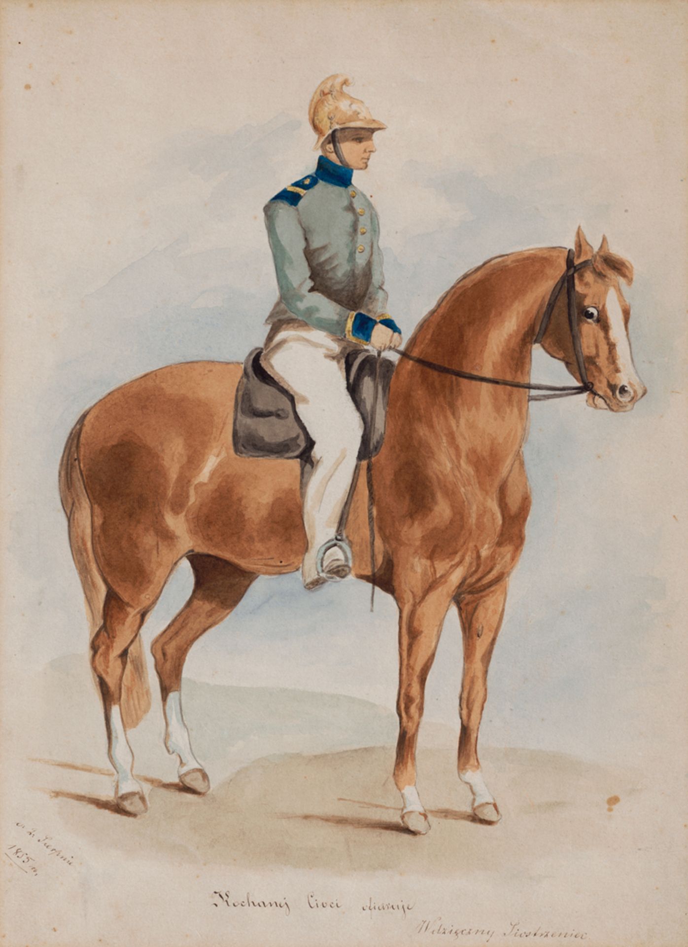 Brandt, Józef: Ein Soldat zu Pferd