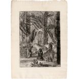 Piranesi, Giovanni Battista: Der Treppenaufgang mit den Trophäen