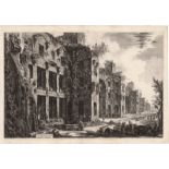 Piranesi, Giovanni Battista: Veduta degli Avanzi superiori delle Terme di Diocleziano