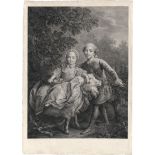 Beauvarlet, Jacques Firmin: Le Comte d'Artois et Madame Clotilde enfants