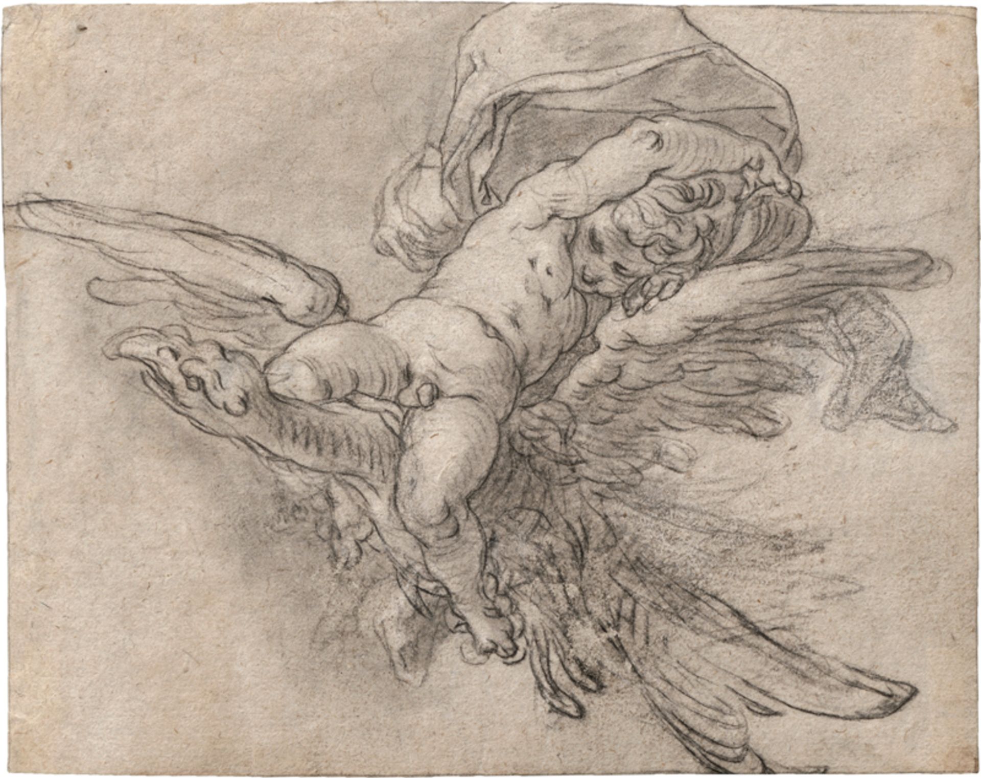 Bloemaert, Abraham: Ganymed vom Adler entführt