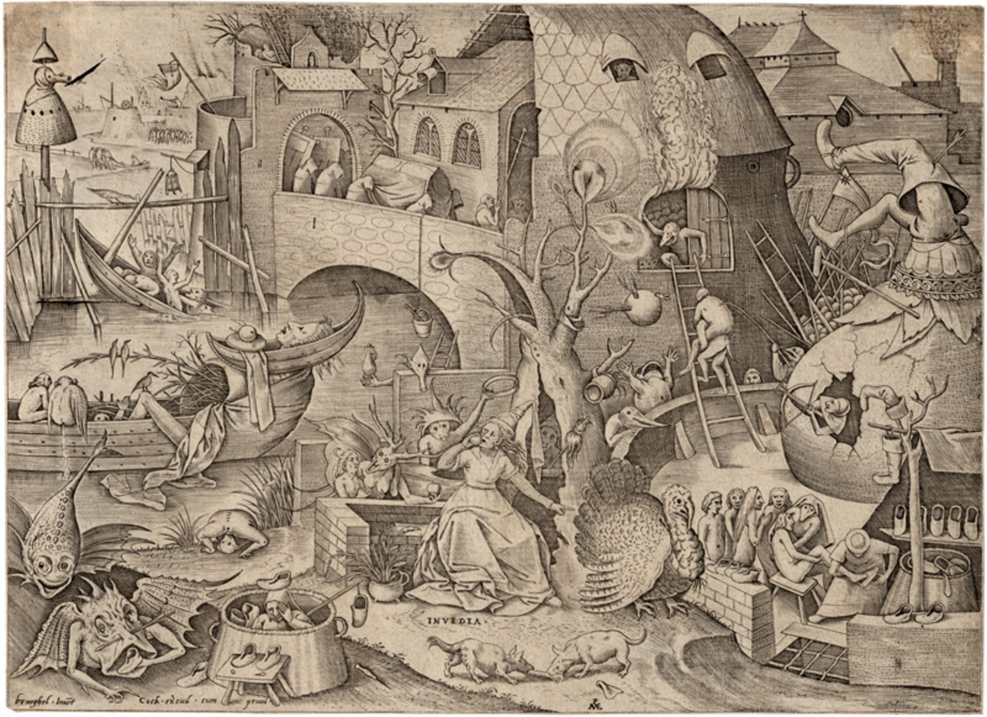 Bruegel d. Ä., Pieter: Invidia