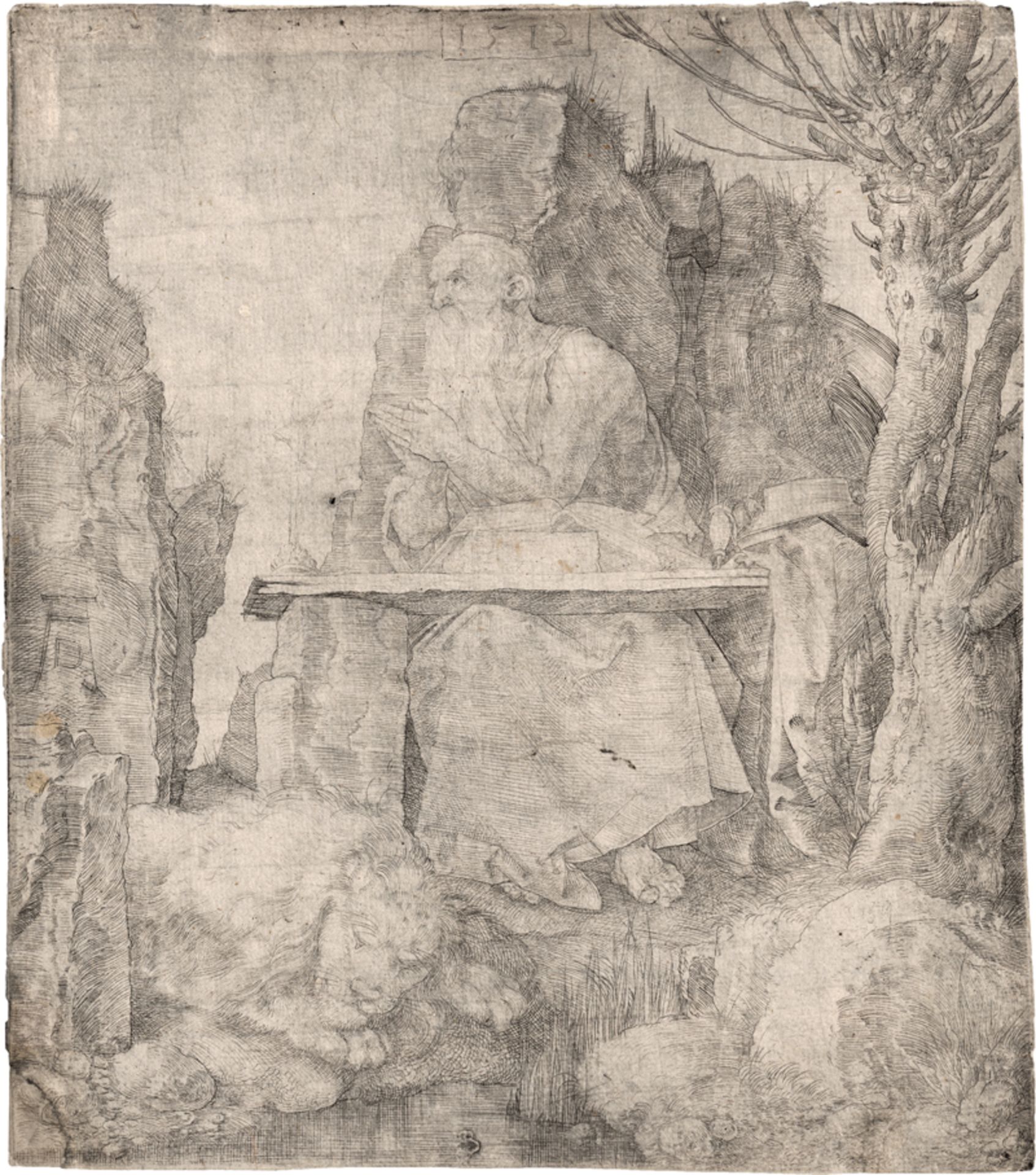 Dürer, Albrecht: Der hl. Hieronymus neben dem Weidenbaum