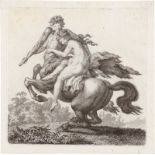 Kolbe, Carl Wilhelm: Ein Centaur mit einer Keule, ein Mädchen auf dem Rücken