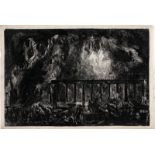 Piranesi, Francesco: Der Brand des Jupitertempels