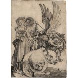 Dürer, Albrecht: Wappen mit dem Totenkopf