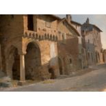 Tischbein, August Anton: Straßenzug in Tivoli unweit der Porta del Colle