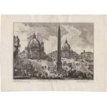 Piranesi, Giovanni Battista: Veduta della Piazza del Popolo.