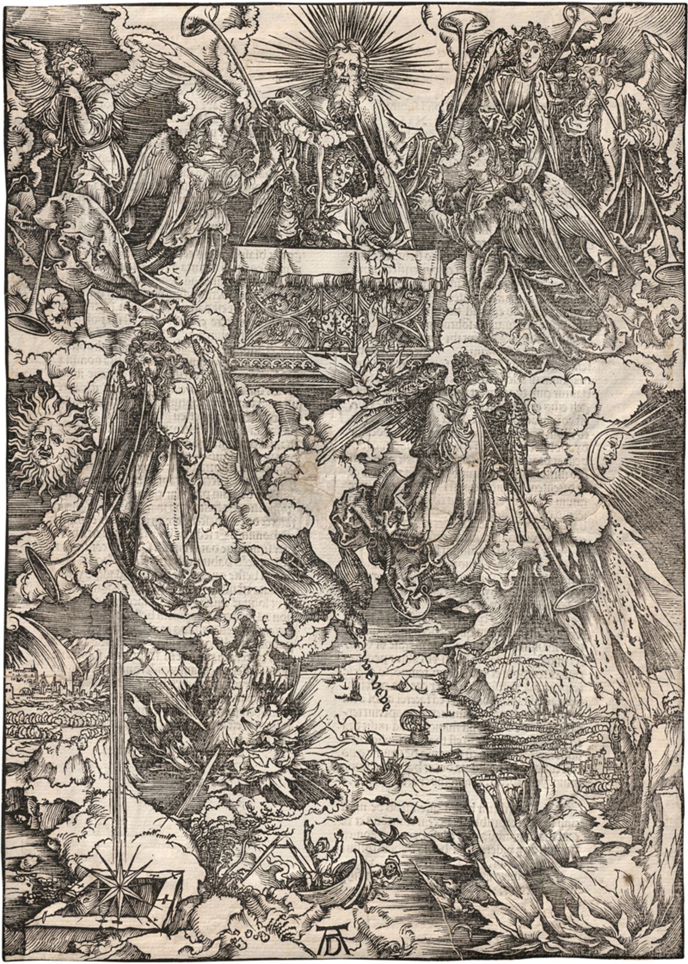 Dürer, Albrecht: Die sieben Posaunenengel