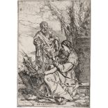 Carpioni, Giulio: Die Heilige Familie mit der lesenden Jungfrau