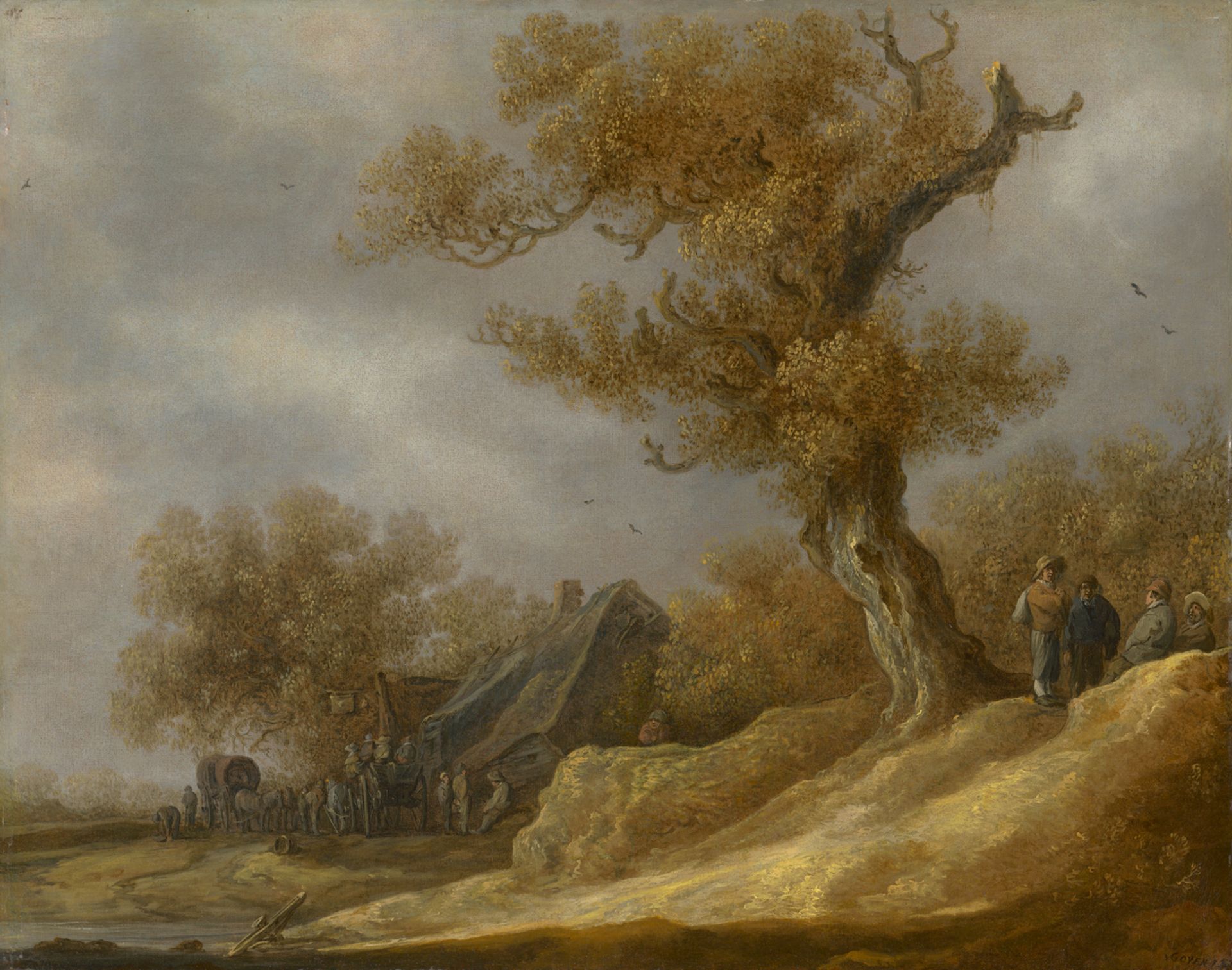 Goyen, Jan van - zugeschrieben: Dünenlandschaft