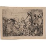 Rembrandt Harmensz. van Rijn: Jesus als Knabe unter den Schriftgelehrten sitzend