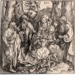 Dürer, Albrecht: Die Heilige Sippe Die heilige Sippe mit zwei musizierend...