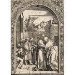 Dürer, Albrecht: Anna und Joachim unter der goldenen Pforte