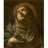 Vouet, Simon - Umkreis: Tête de la Vierge: Kopf der Jungfrau Maria